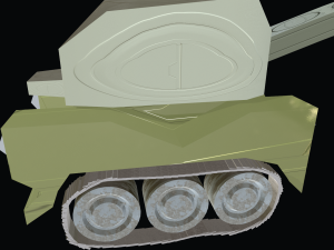 game ready tank 3D Модель