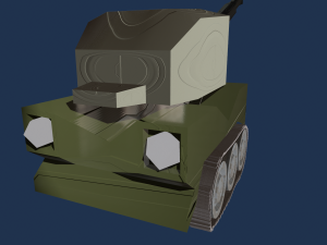 game ready tank 3D Модель