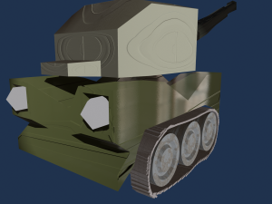 game ready tank 3D Модель