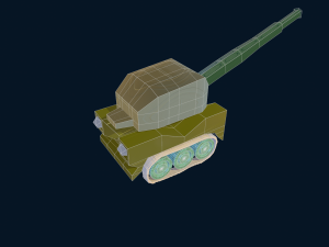game ready tank 3D Модель