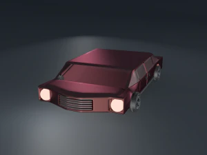 car for video games 3D Model