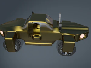 car for video games three 3D Model