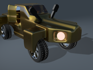 car for video games three 3D मॉडल