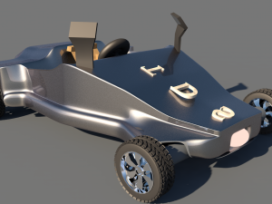 car for video games four 3D Модель