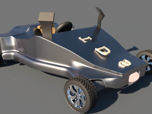 car for video games four 3D Model