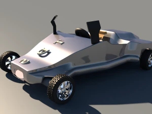 car for video games four 3D Model