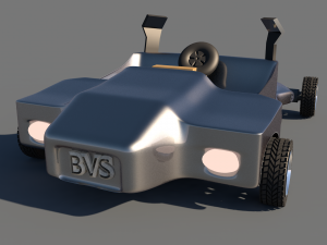 car for video games four 3D Модель
