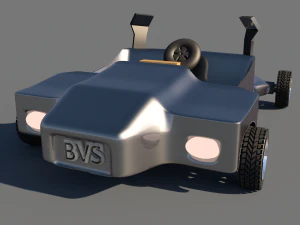car for video games four 3D Model