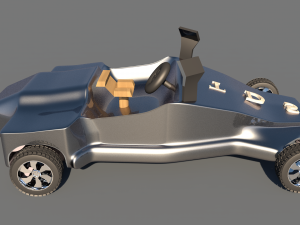 car for video games four 3D Модель