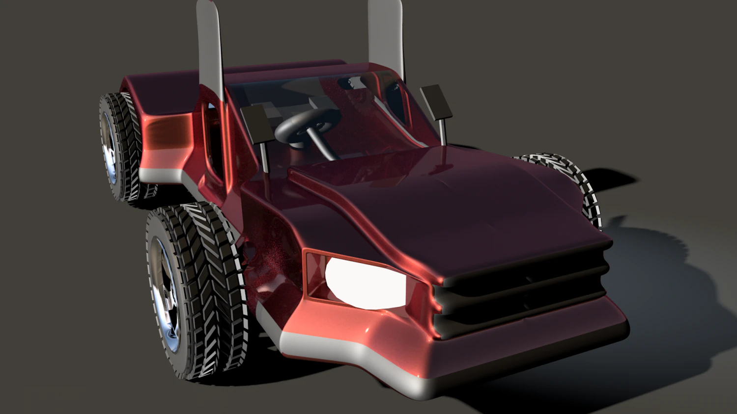 car for video games five 3D Model .c4d .max .obj .3ds .fbx .stl .blend 