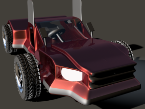 car for video games five 3D Model