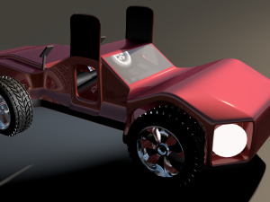 car for video games five 3D मॉडल