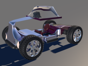 car for video games six Modèle 3D