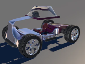 car for video games six 3D Model