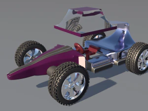 car for video games six 3D Model