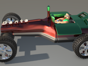 car for video games seven 3D Model