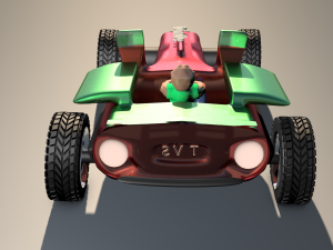 car for video games seven 3D Model