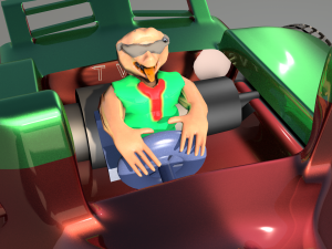 car for video games seven 3D Model