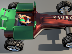 car for video games seven 3D Model