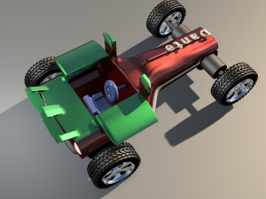 car for video games seven 3D Model