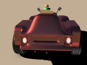 car for video games eight 3D Model