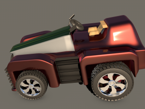 car for video games eight Modelo 3D