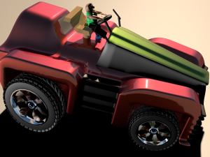 car for video games eight Modelo 3D