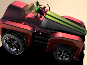 car for video games eight 3D Model