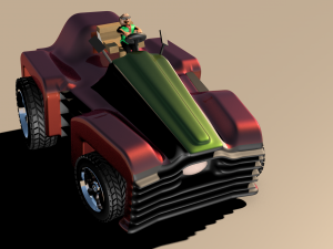 car for video games eight Modelo 3D
