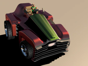car for video games eight 3D Model
