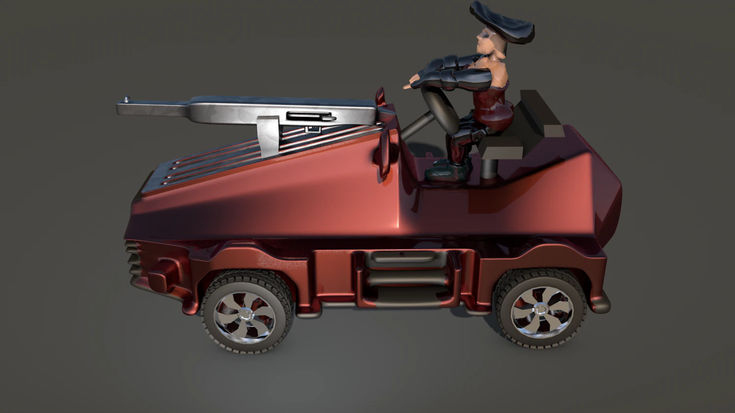 car for video games nine 3D Model .c4d .max .obj .3ds .fbx .stl .blend 