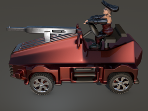 car for video games nine 3D 模型