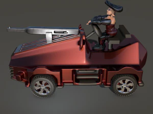 car for video games nine 3D Model