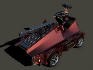 car for video games nine 3D Model