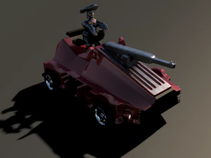 car for video games nine 3D Model