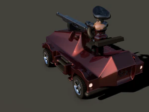 car for video games nine 3D Model
