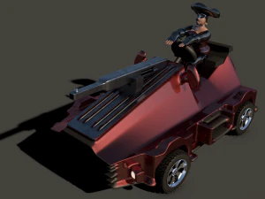 car for video games nine 3D Model
