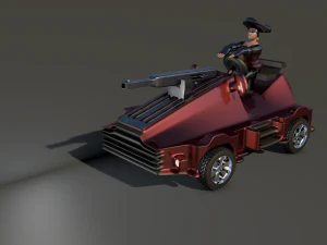 car for video games nine 3D Model