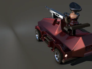 car for video games nine 3D Model