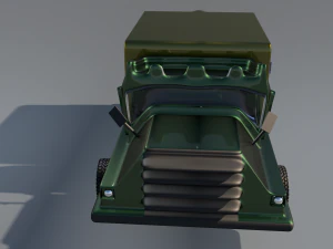 box van truck 3d game 3D Model