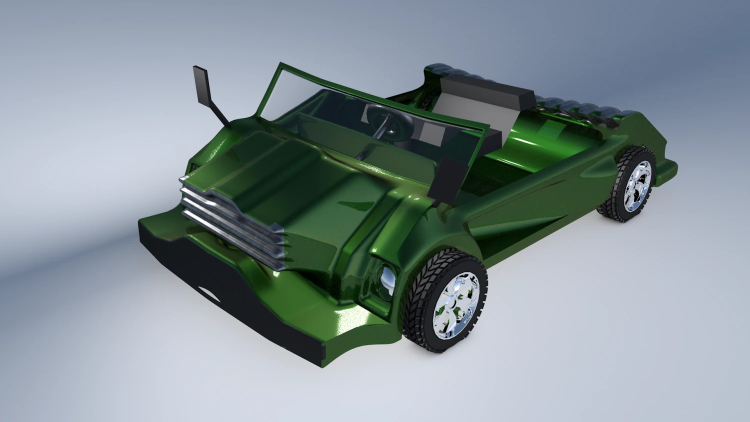 car model 3d game style one 3D Model .c4d .max .obj .3ds .fbx .stl .blend 