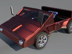 car game style two 3D Model