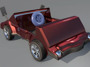 car game style two 3D Model
