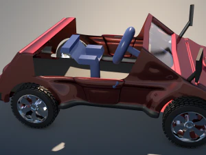 car game style two 3D Model