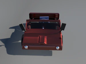 car game style two 3D Model