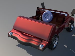 car game style two 3D Модель