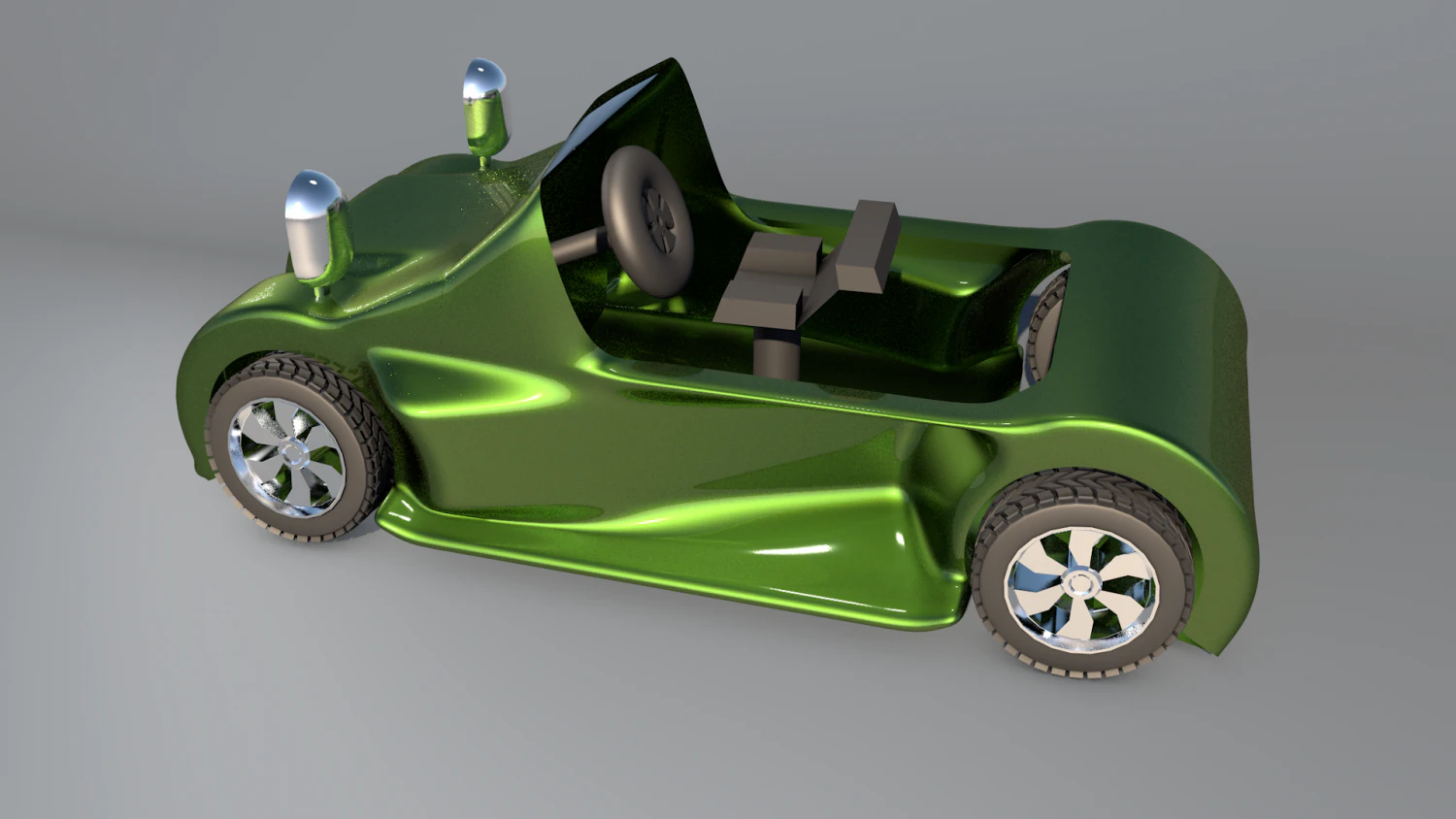 3d car game style three 3D Model .c4d .max .obj .3ds .fbx .stl .blend