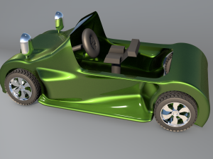 3d car game style three 3D 模型