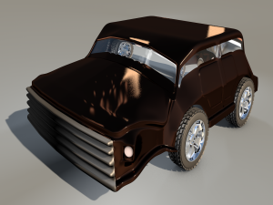 car 3d game style five 3D 模型
