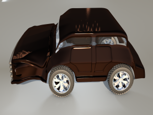 car 3d game style five 3D मॉडल